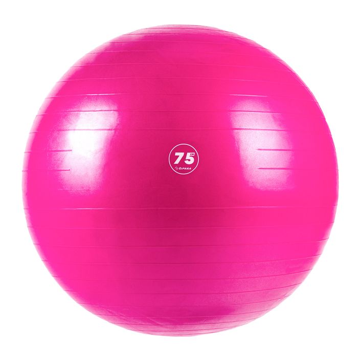 М'яч гімнастичний Gipara Fitness рожевий 3008 75 cm