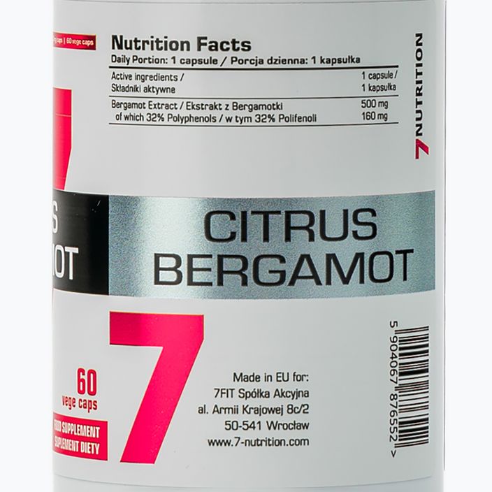Citrus Bergamot 7Nutrition серцево-судинна система 60 капсул 7Nu000481 3