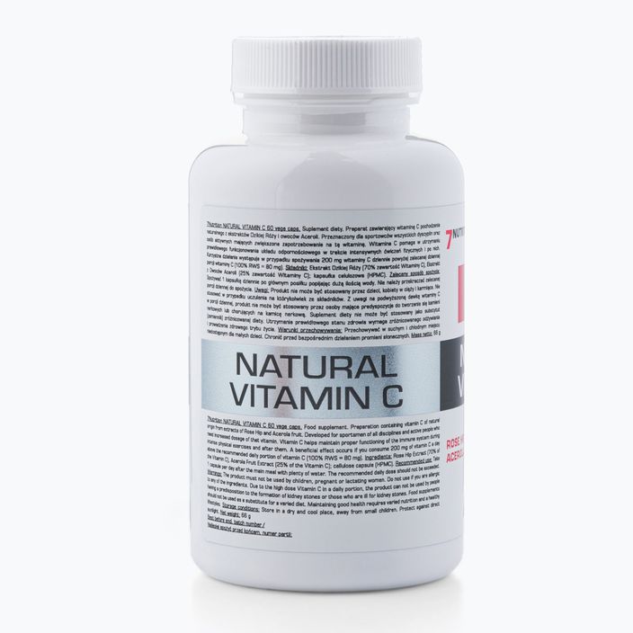 Вітамін С 7Nutrition Natural Vitamin C 60 капсул 2