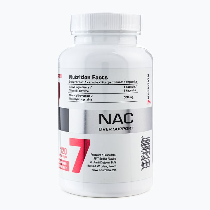 7Nutrition NAC 500 mg 120 капсул 3