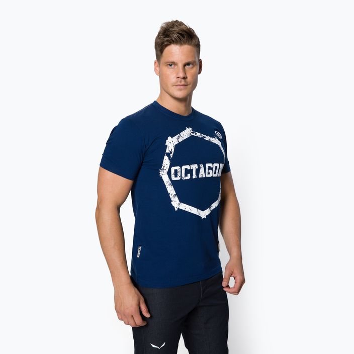 Футболка чоловіча Octagon Logo Smash блакитна