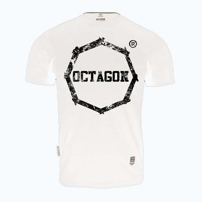 Футболка чоловіча Octagon Logo Smash біла