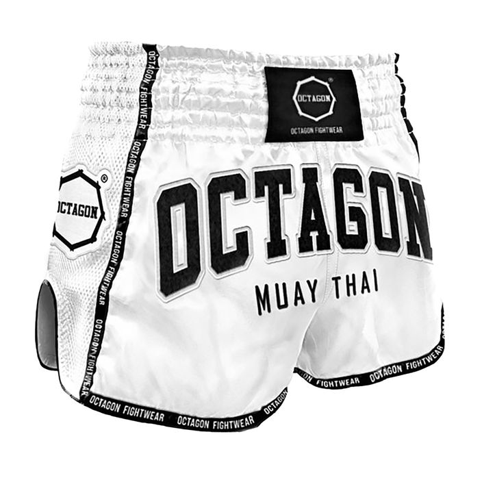 Шорти тренувальні чоловічі Octagon Muay Thai white 2