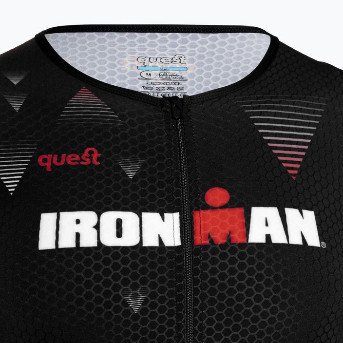 Чоловічий костюм для триатлону Quest The Fastest GVT Iron Man чорний 3