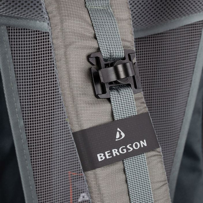 Туристичний рюкзак BERGSON Vinstra 40 л сірий 11