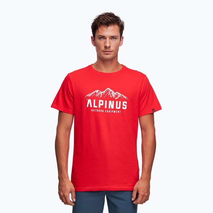 Футболка чоловіча Alpinus Mountains червона