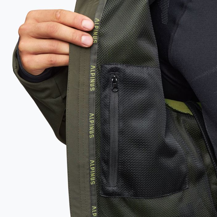 Куртка softshell чоловіча Alpinus Roignais Tactical оливкова 5