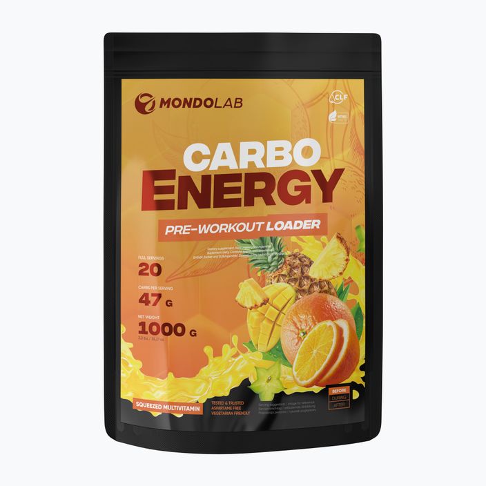 Carbo Energy MONDOLAB вуглеводи 1кг тропічні фрукти MND012