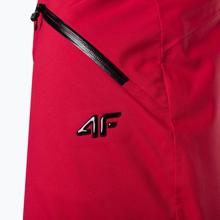 Чоловічі гірськолижні штани 4F M343 темно-червоні 5