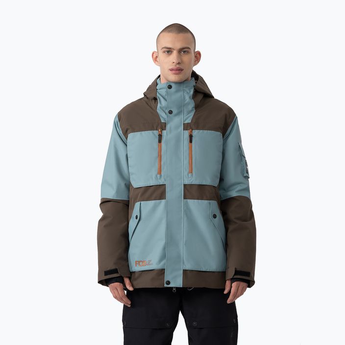 Куртка сноубордична чоловіча 4F M314 dark brown