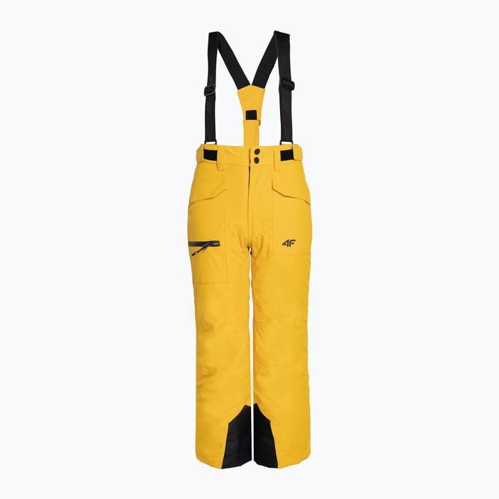Дитячі гірськолижні штани 4F M360 жовті