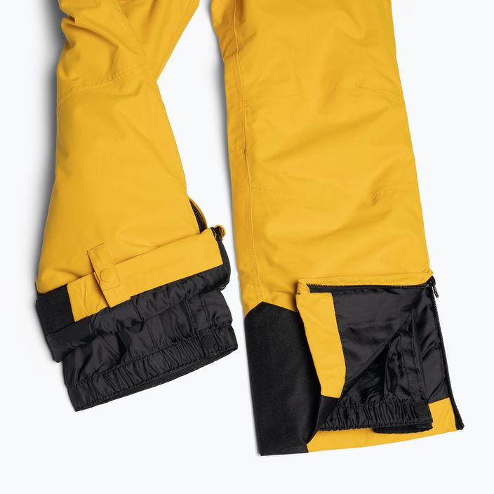 Дитячі гірськолижні штани 4F M360 жовті 4