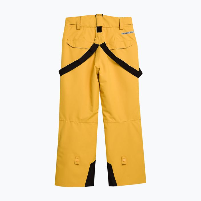Дитячі гірськолижні штани 4F M360 жовті 6