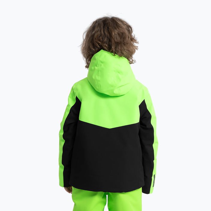Куртка лижна дитяча 4F M300 green neon 2