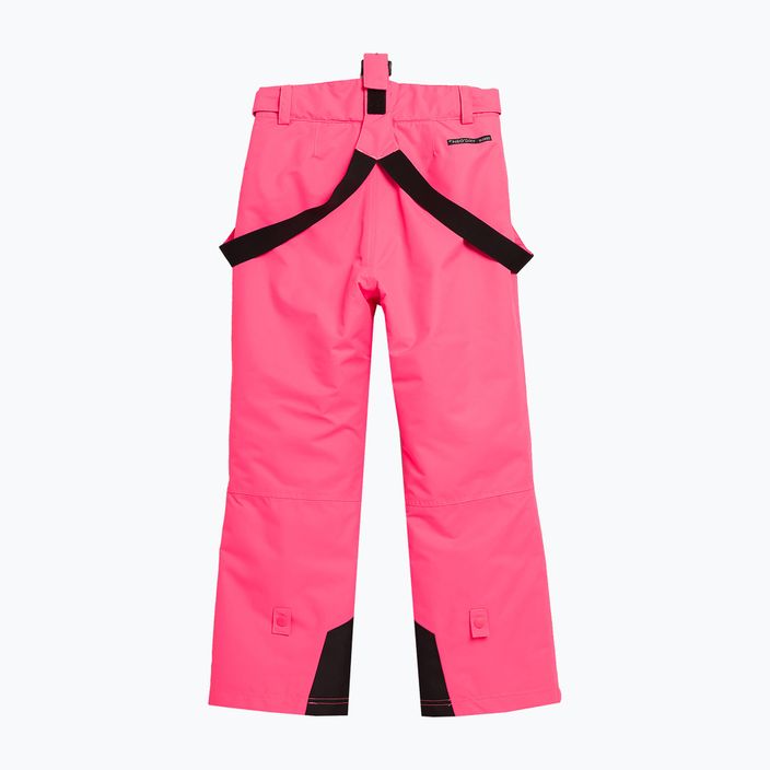 Дитячі гірськолижні штани 4F F353 гарячий рожевий неон 8