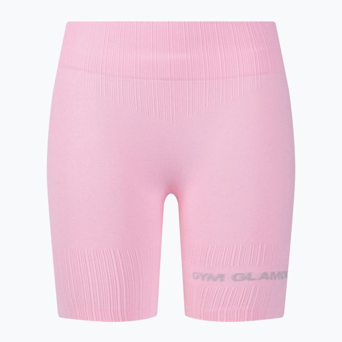 Велосипедки тренувальні жіночі Gym Glamour Push Up Candy Pink 410 5