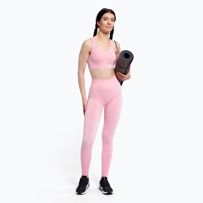 Легінси тренувальні жіночі Gym Glamour Push Up Candy Pink 408 3