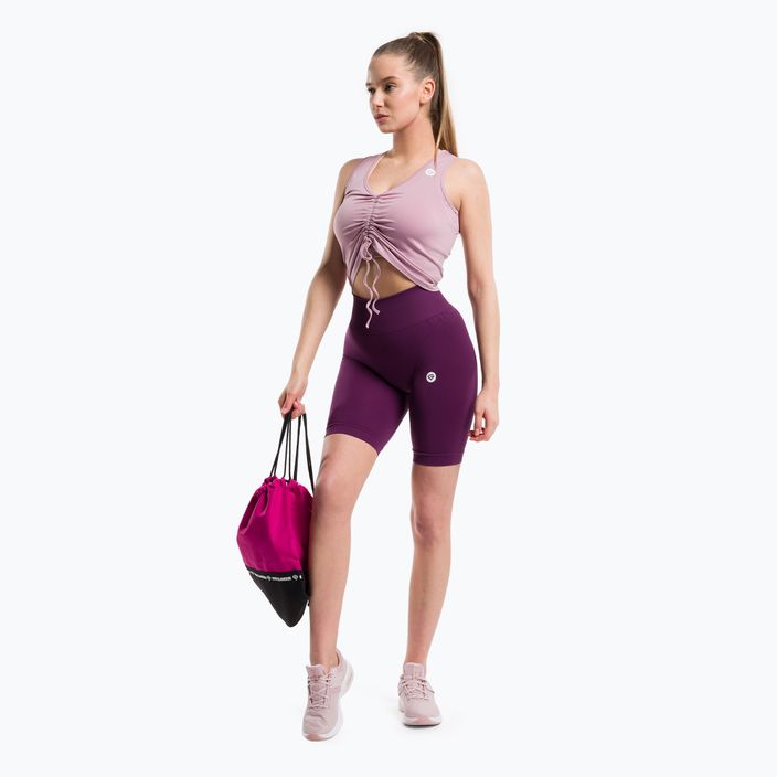 Топ тренувальний жіночий Gym Glamour Drawstring Pink 447 2