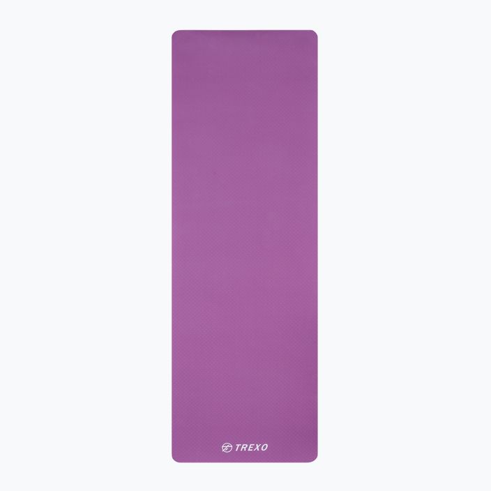 Килимок для йоги TREXO TPE 2 6 mm рожевий YM-T02R 2