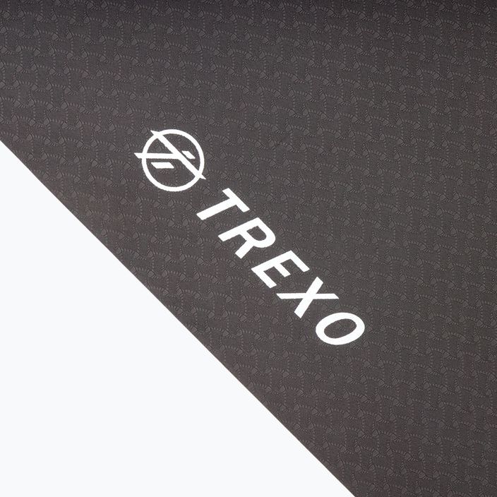 Килимок для йоги TREXO TPE 6 mm чорний YM-T01C 3