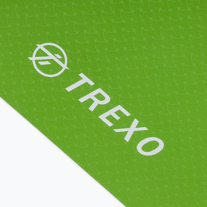 Килимок для йоги TREXO TPE 6 mm зелений YM-T01Z 3