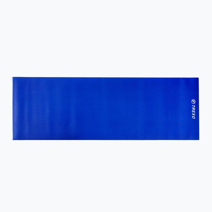 Килимок для йоги TREXO PVC 6 mm блакитний YM-P01N 3