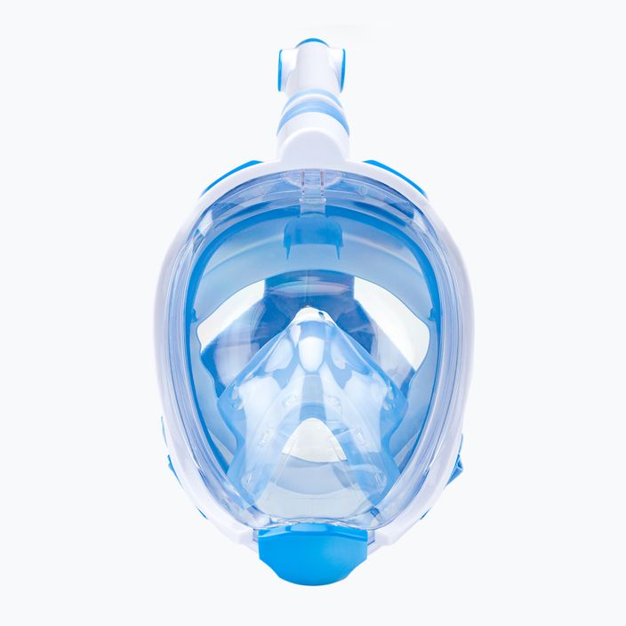 Повнолицева маска для снорклінгу дитячаAQUASTIC SMK-01N блакитна 2