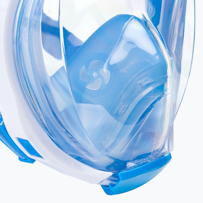 Повнолицева маска для снорклінгу дитячаAQUASTIC SMK-01N блакитна 6