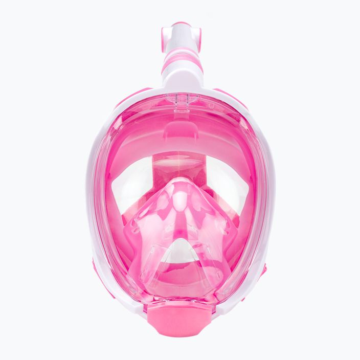 Повнолицева маска для снорклінгу дитячаAQUASTIC SMK-01R рожева 2