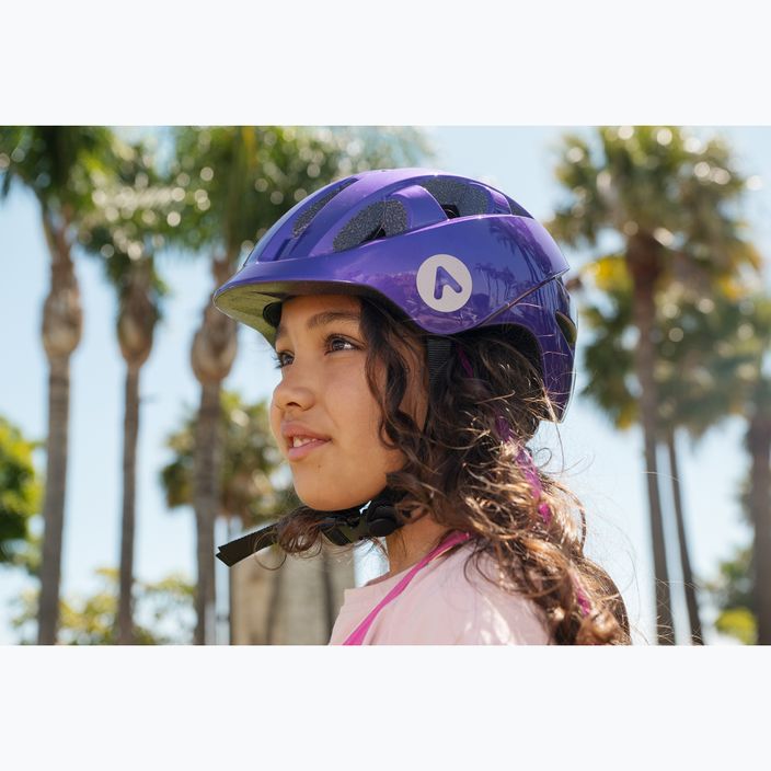Дитячий велосипедний шолом ATTABO K200 фіолетовий 7
