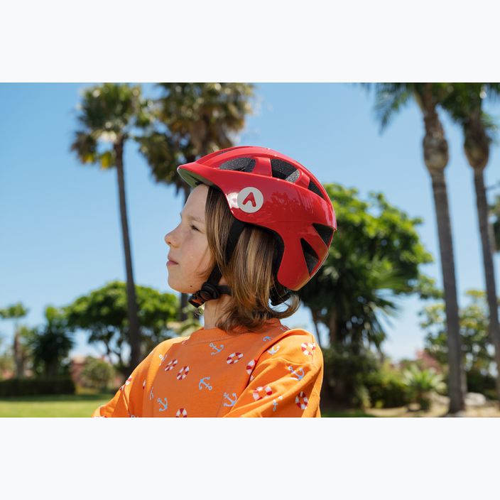 Дитячий велосипедний шолом ATTABO K200 червоний 7