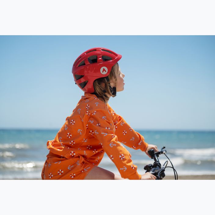 Дитячий велосипедний шолом ATTABO K200 червоний 8