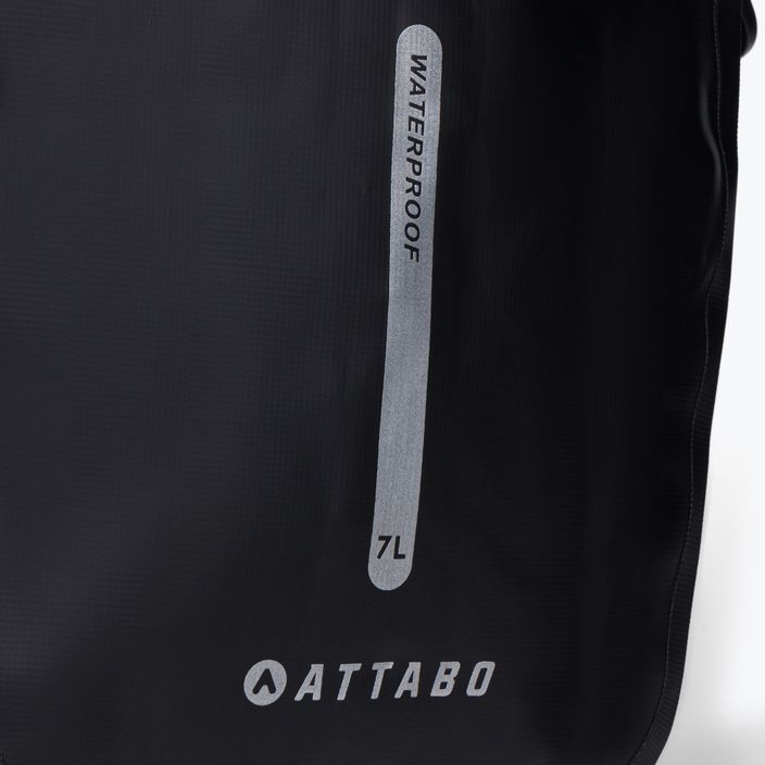 Сумка-багажник для велосипеда ATTABO APB-230 7 l чорна 7