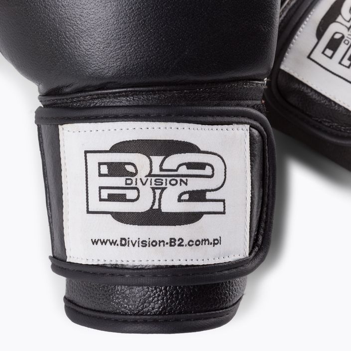 Рукавиці боксерські DIVISION B-2 DIV-SG01 black/white 4