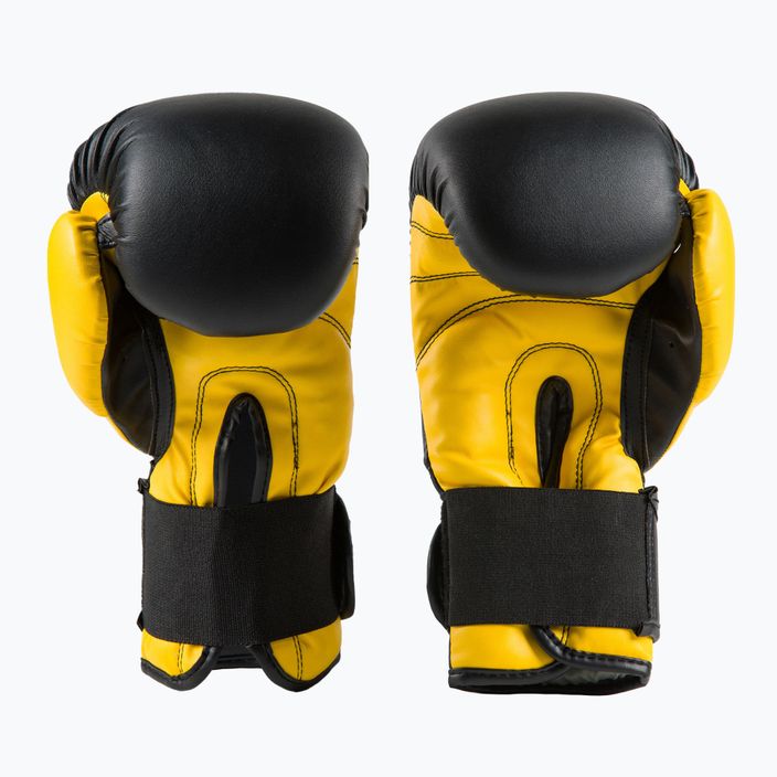 Рукавиці боксерські DIVISION B-2 DIV-TG01 black/yellow 3