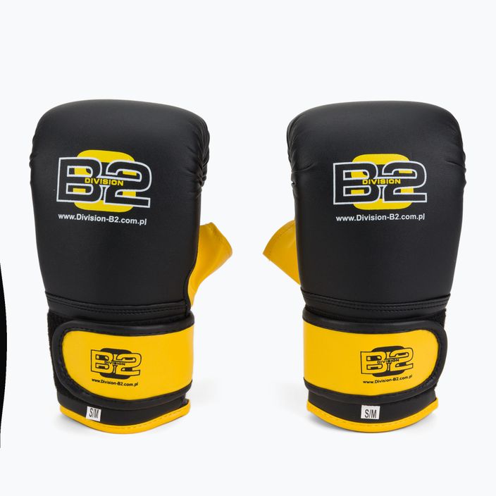 Рукавиці боксерські DIVISION B-2 DIV-BG03 black/yellow