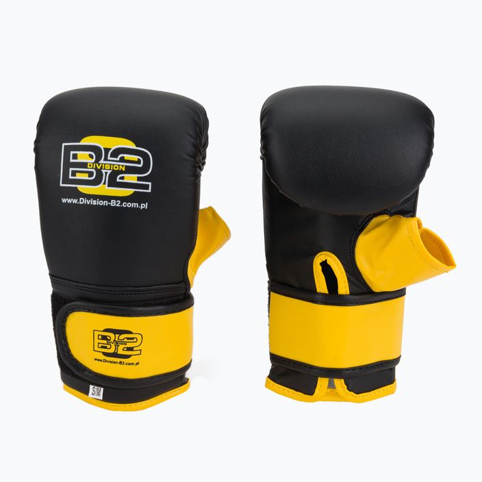 Рукавиці боксерські DIVISION B-2 DIV-BG03 black/yellow 3