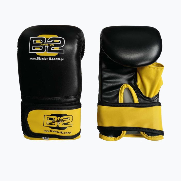 Рукавиці боксерські DIVISION B-2 DIV-BG03 black/yellow 7