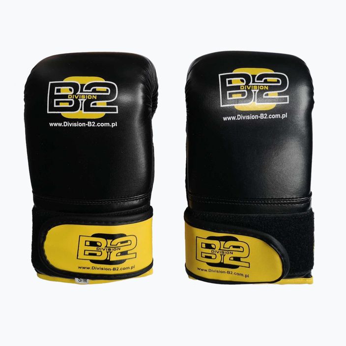 Рукавиці боксерські DIVISION B-2 DIV-BG03 black/yellow 8