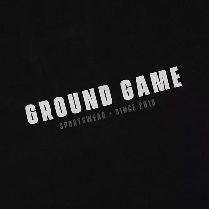 Чоловіча футболка Ground Game Minimal Typo чорна 3