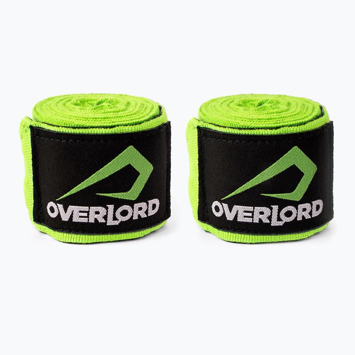 Бинти боксерські Overlord еластичні зелені 200001-LGR/350 3