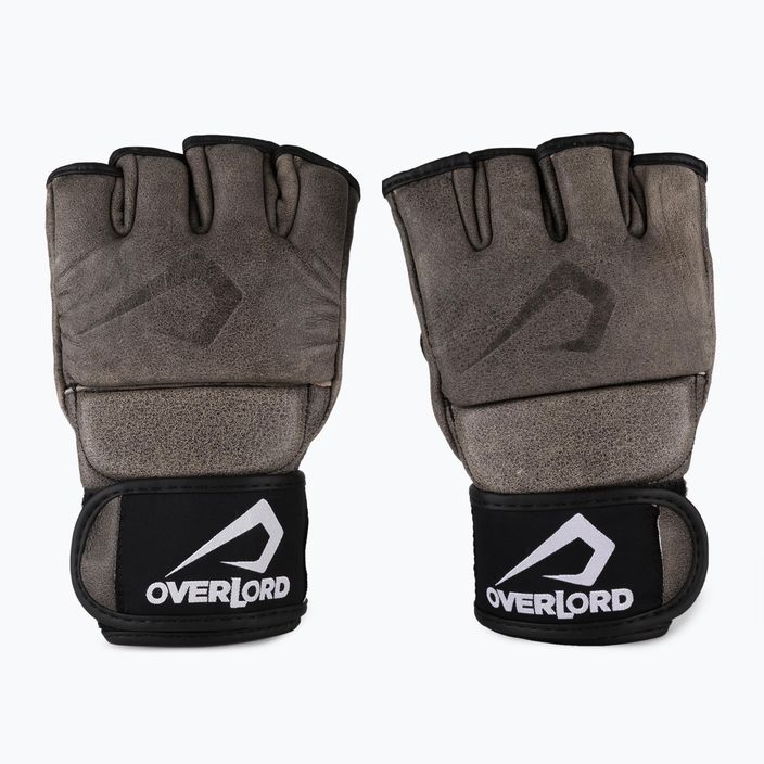 Грейплінгові рукавиці Overlord Old School MMA коричневі 101002-BR/S