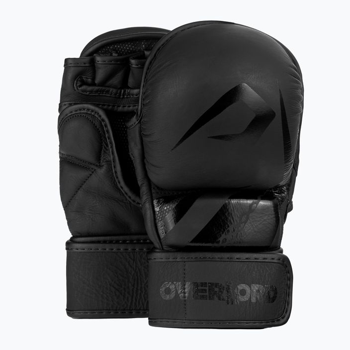 Грейплінгові рукавиці Overlord Sparring MMA чорні 101003-BK/S 6