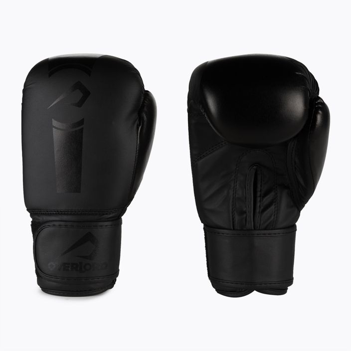 Рукавиці боксерські Overlord Boxer чорні 100003-BK 2
