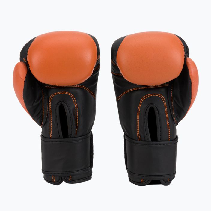 Рукавиці боксерські Overlord Boxer чорно-помаранчеві 100003 2