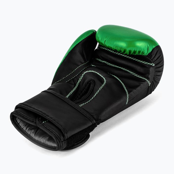 Рукавиці боксерські Overlord Boxer чорно-зелені 100003-GR 8