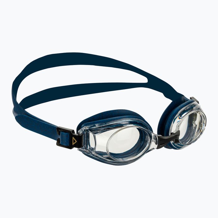 Окуляри для плавання коригувальні AQUA-SPEED Lumina Reco -8.0 темно-сині