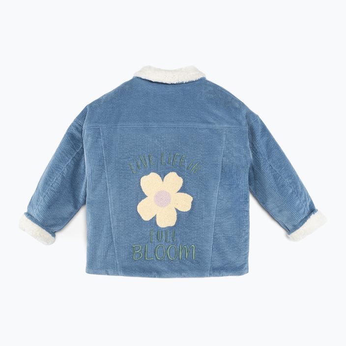 Куртка дитяча KID STORY Teddy air blue flowers 4