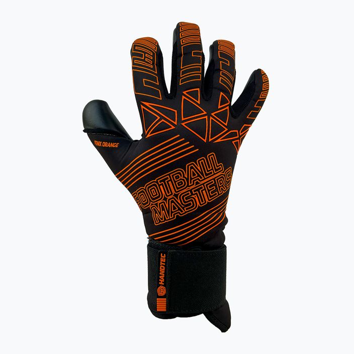 Дитячі воротарські рукавиці Football Masters Fenix orange fluo