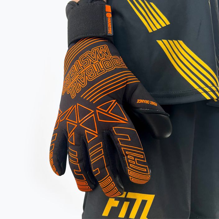 Дитячі воротарські рукавиці Football Masters Fenix orange fluo 3